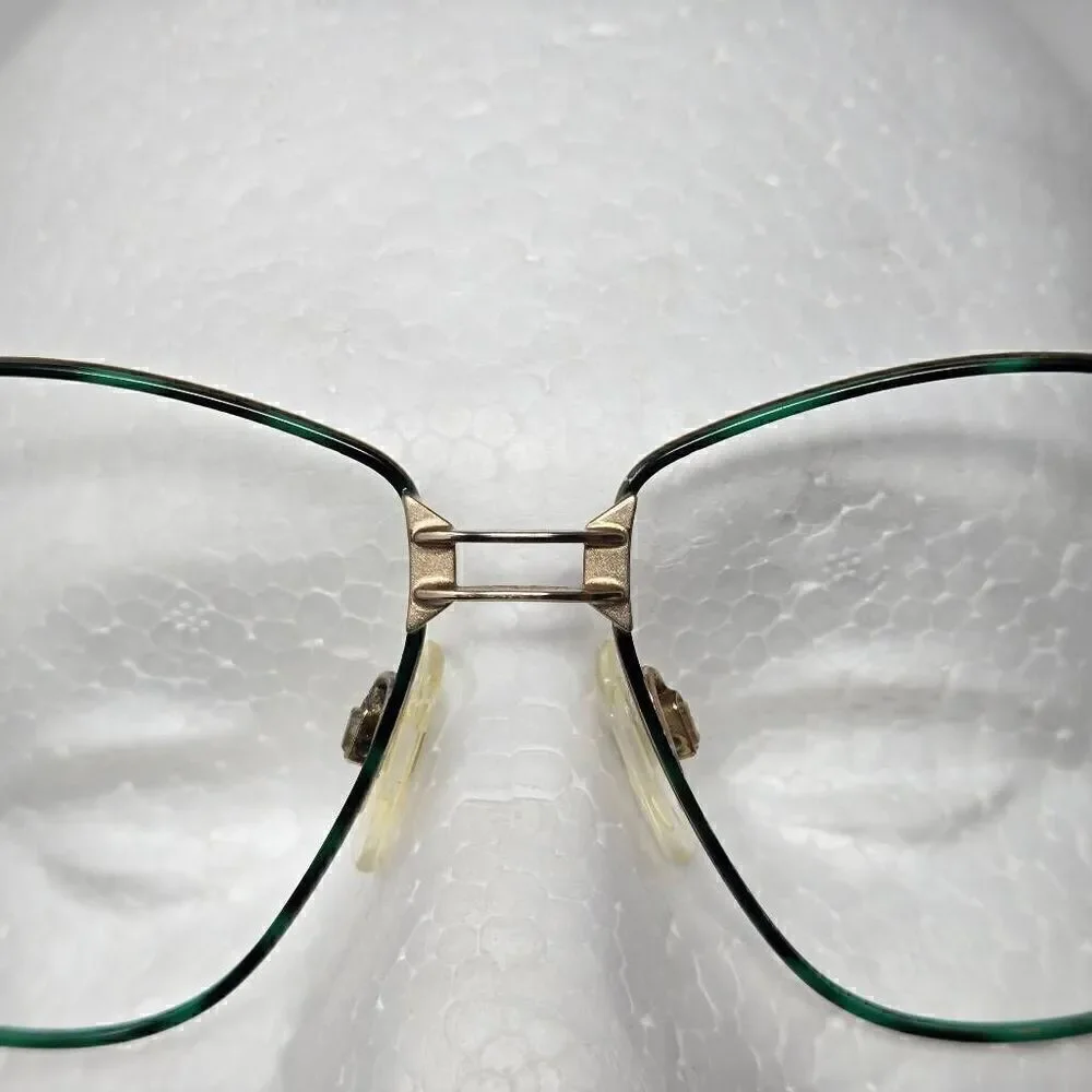 NEOSTYLE SOCIETY 435 GERMANY GOLD GREEN TORTOISE OS EYEGLASS FRAMES 135 58 14